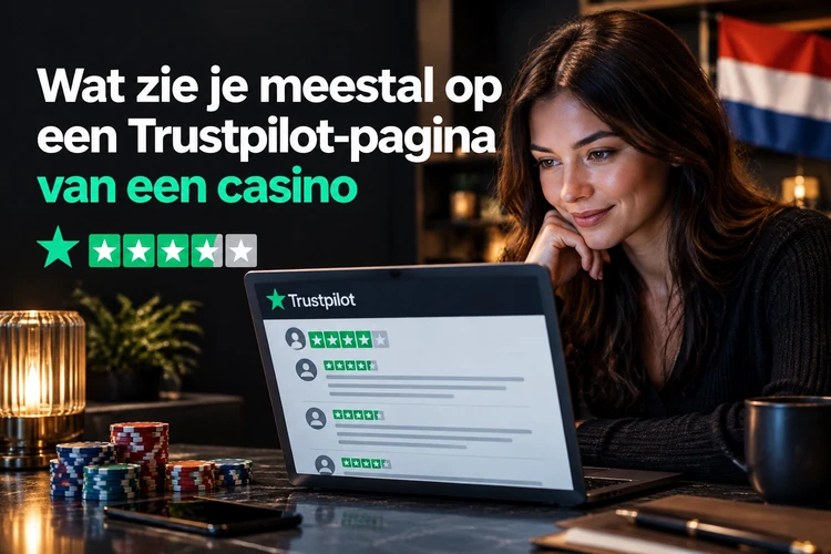 Wat zie je meestal op een Trustpilot-pagina van een casino
